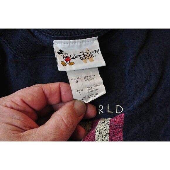 Patriot Walt Disney World American Tradition Mickey Cotton Tshirt Adult Large - Picture 4 of 5